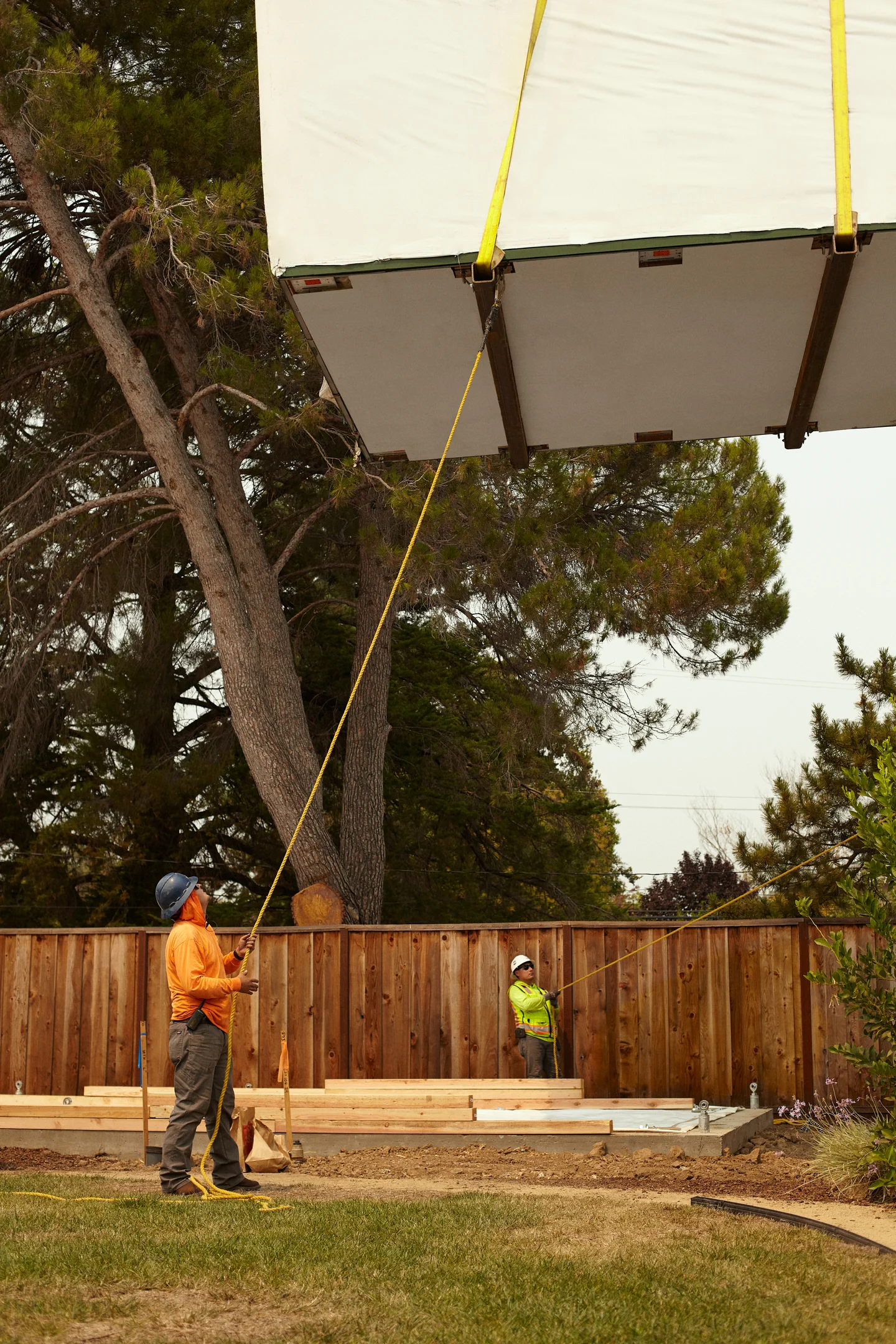 Backyard craning in